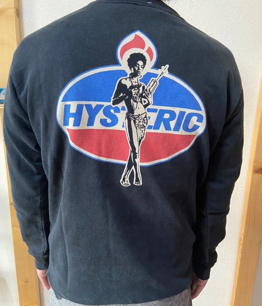希少初期タグ】 HYSTERIC GLAMOUR ヒスガール バックプリント 希少初期タグ】 HYSTERIC GLAMOUR ヒスガール バックプリント