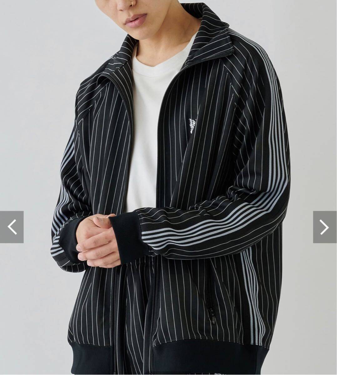 needles studious 別注 24ss トラックジャケット ストライプ needles studious 別注 24ss トラックジャケット ストライプ
