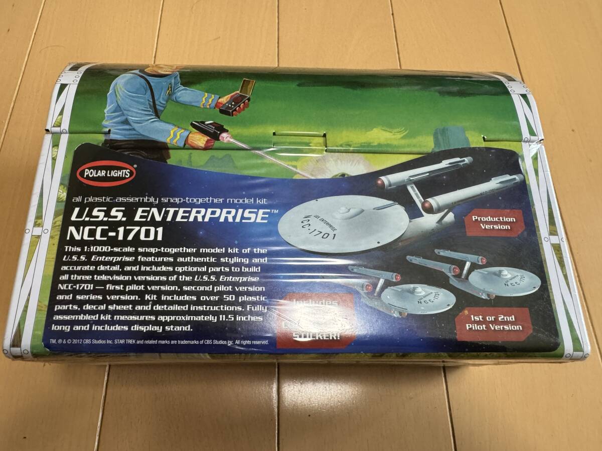 ポーラライツ スタートレック 1/1000 　NCC-1701 U.S.Sエンタープライズ ランチボックスエディション_画像2