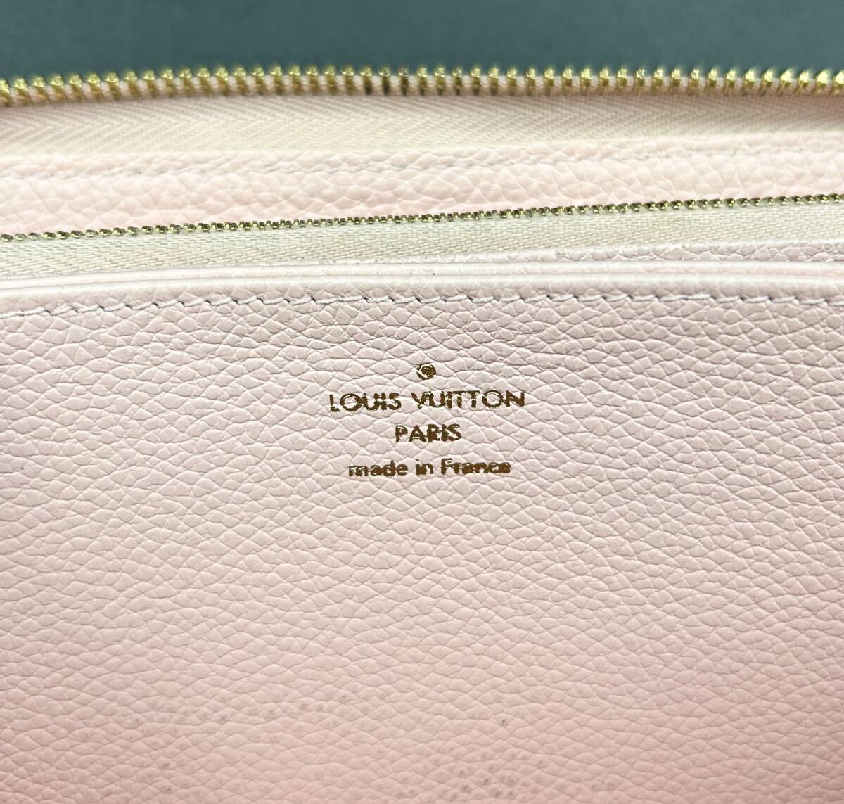 【美品】LOUIS VUITTON/ルイヴィトン/モノグラム/アンプラント/ジッピーウォレット/ブトンローズ/ピンク/バイザプール/長財布/財布_画像5