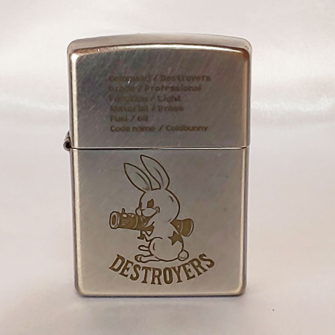 【送料無料】Zippo 2020年製 DESTROYERS ジッポライター コールドバニー オールド仕上げ 箱付き 取扱説明書付き_画像2