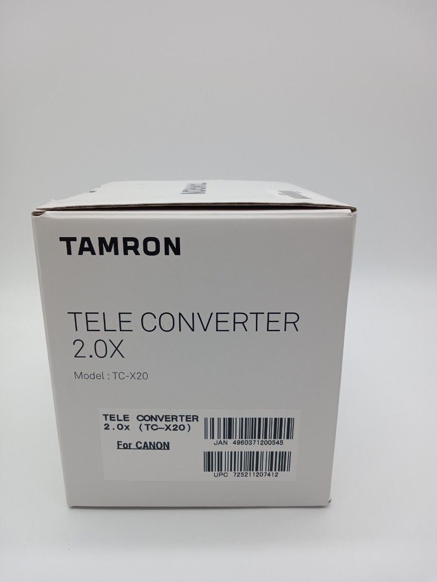 TAMRON　テレコンバーター　2.0x  TC-20 　キャノン用