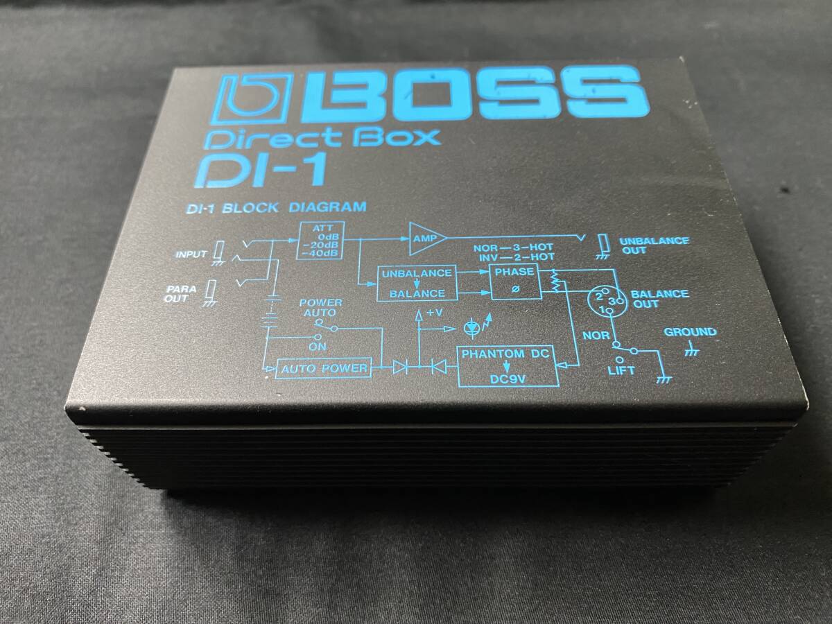 BOSS Direct Box DI-1 ダイレクトボックスDI・通電＆動作確認済！本体のみ_画像1