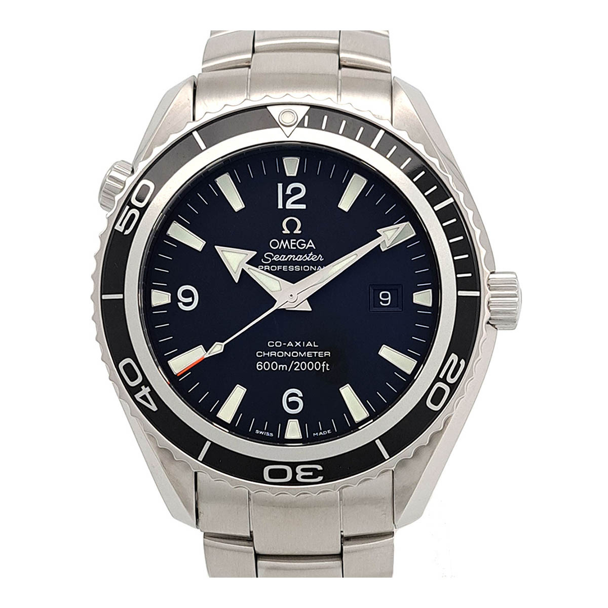  Omega Seamaster 600M Planet Ocean 2200.50 self-winding watch stainless steel men's OMEGA used [ clock ]