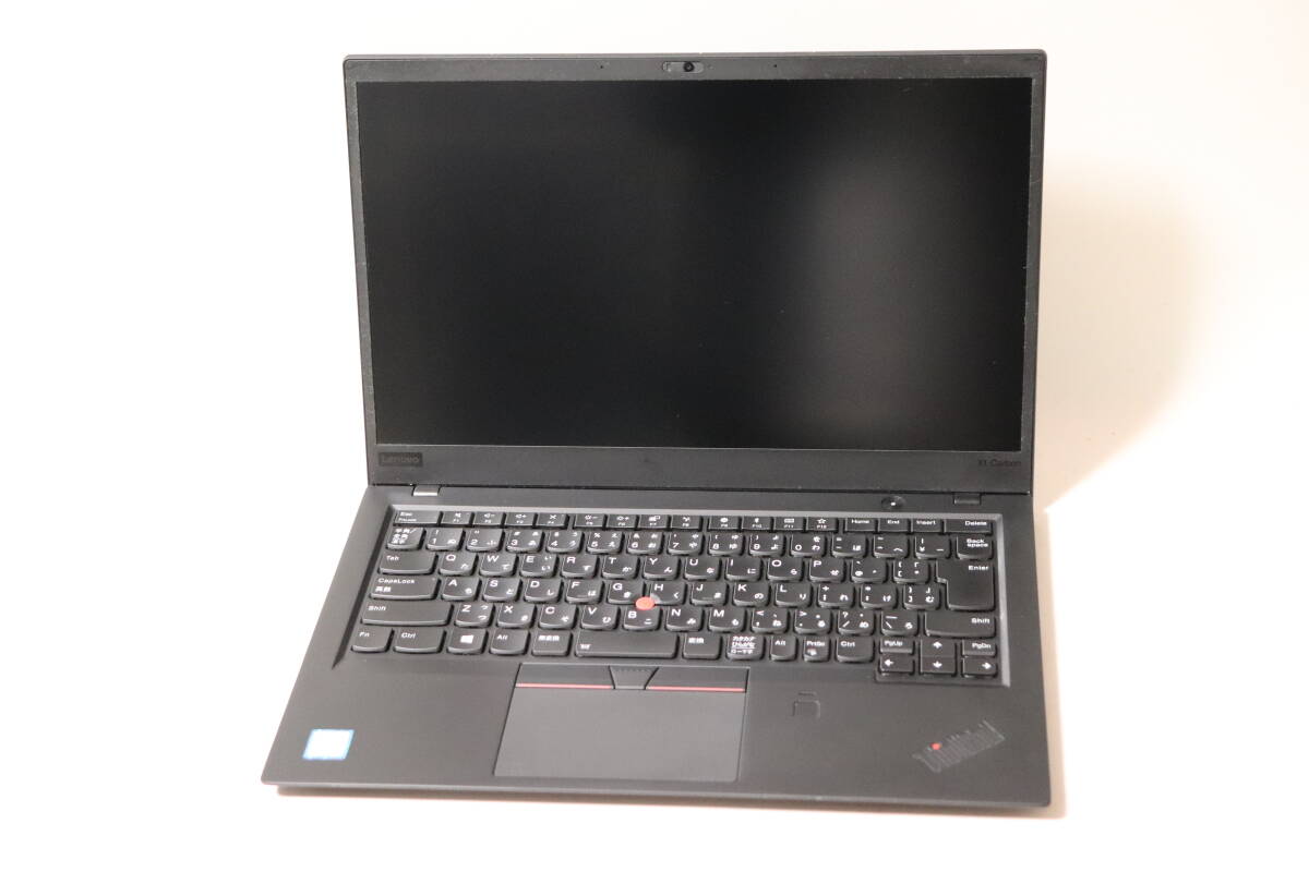 m653. Lenovo / ThinkPad X1 Carbon / 20KGCTO1WW / Core i5-8250U / 8GBメモリ / SSDなし / 通電確認・ジャンク_画像1