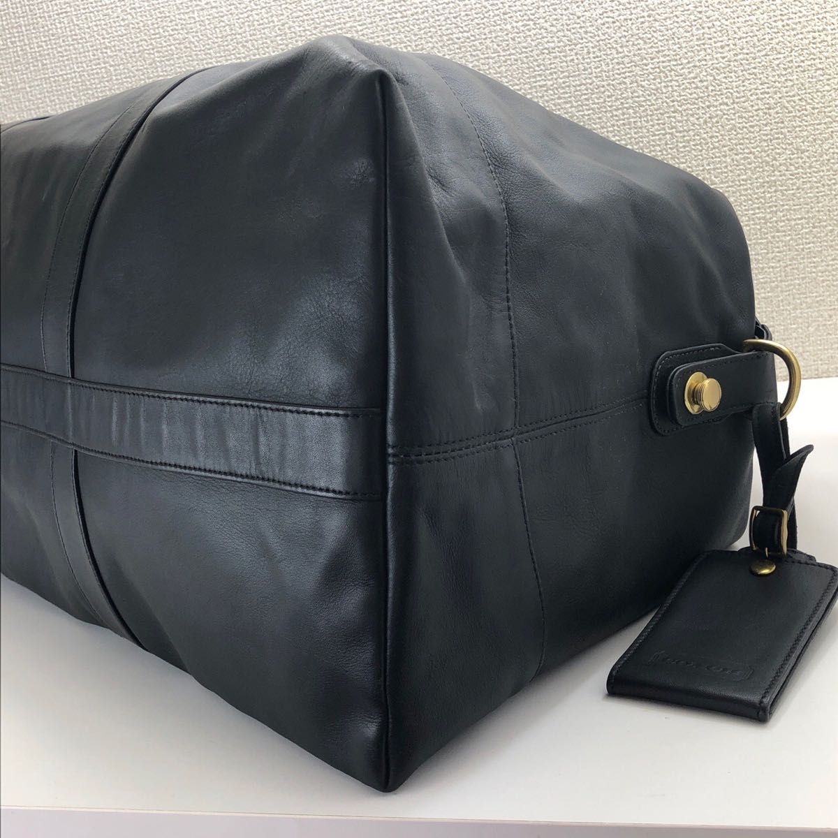 オールドコーチ ブラック 0503 ボストンバッグ COACH レザー 大 オールドコーチ ブラック 0503 ボストンバッグ COACH レザー 大