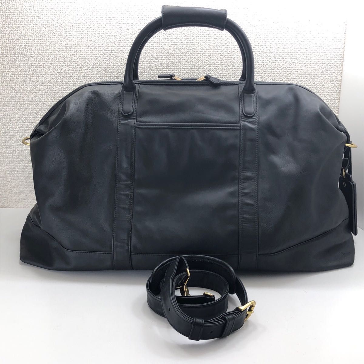 オールドコーチ ブラック 0503 ボストンバッグ COACH レザー 大 オールドコーチ ブラック 0503 ボストンバッグ COACH レザー 大