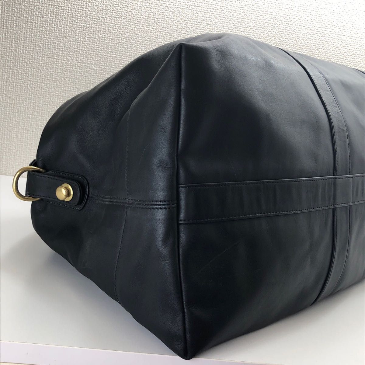 オールドコーチ ブラック 0503 ボストンバッグ COACH レザー 大 オールドコーチ ブラック 0503 ボストンバッグ COACH レザー 大