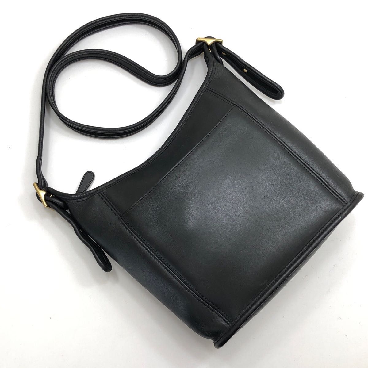 オールドコーチ ブラック 9816 ミニショルダーバッグ COACH 本革 オールドコーチ ブラック 9816 ミニショルダーバッグ COACH 本革