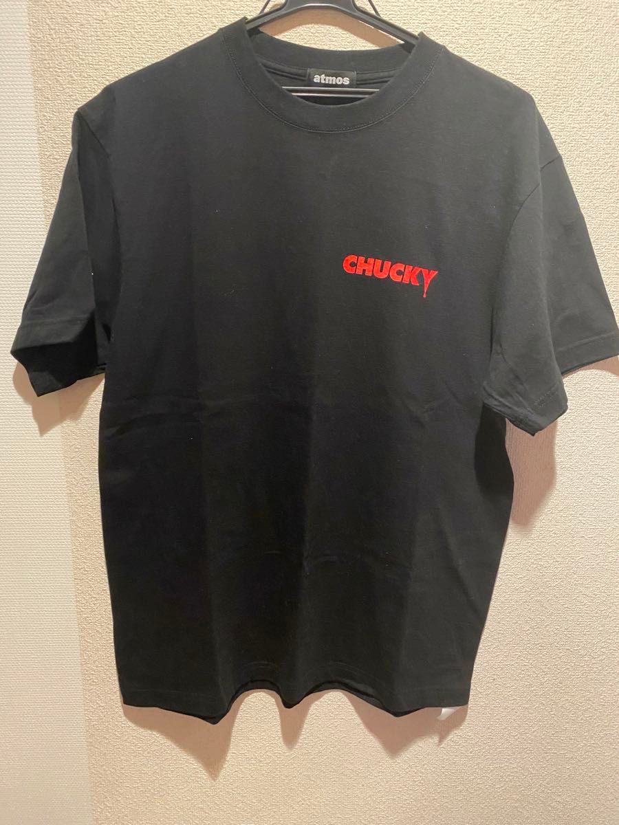 アトモス　チャッキー　コラボ　 Tシャツ ブラック 黒 半袖