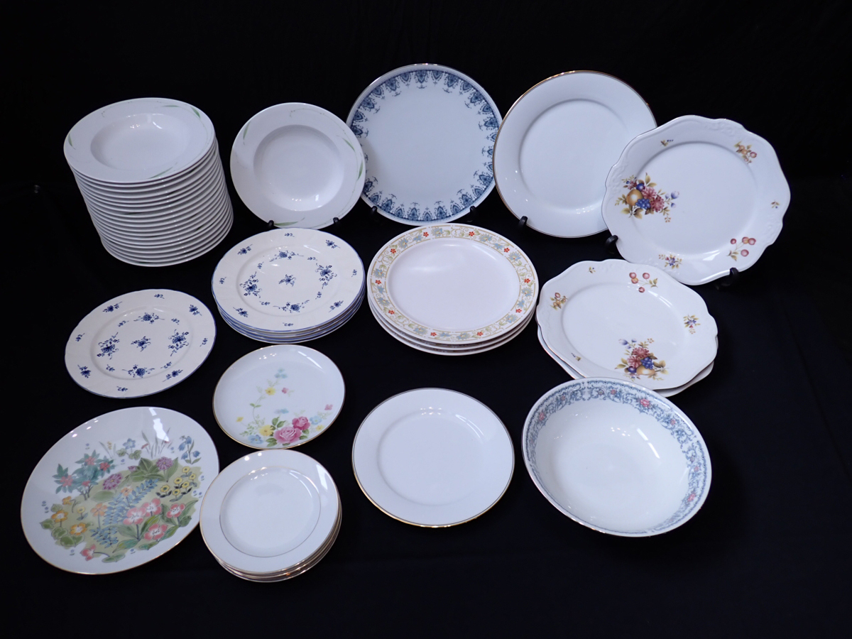 【Y9889】 豪華 Noritake ノリタケ プレート ディーププレート ボウル まとめて/Contemporary CRAFTONE Designed PROGRESSION ROMANBLUE 等_画像1