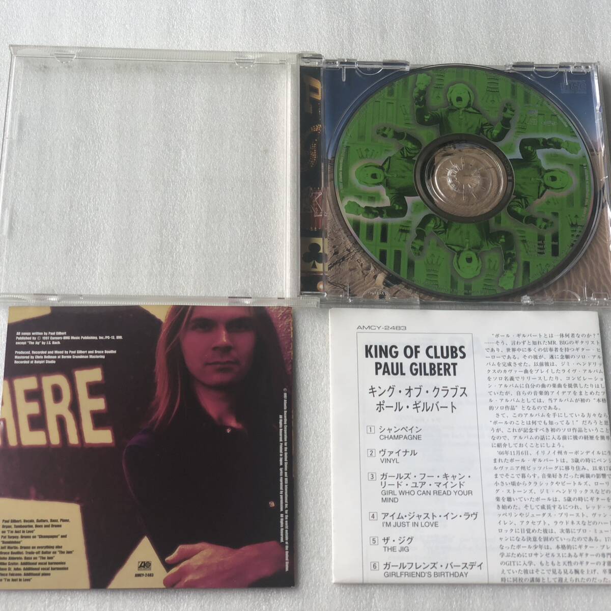 中古CD Paul Gilbert /King Of Clubs (1997年)_画像3