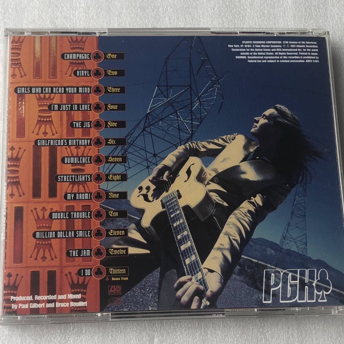 中古CD Paul Gilbert /King Of Clubs (1997年)_画像2