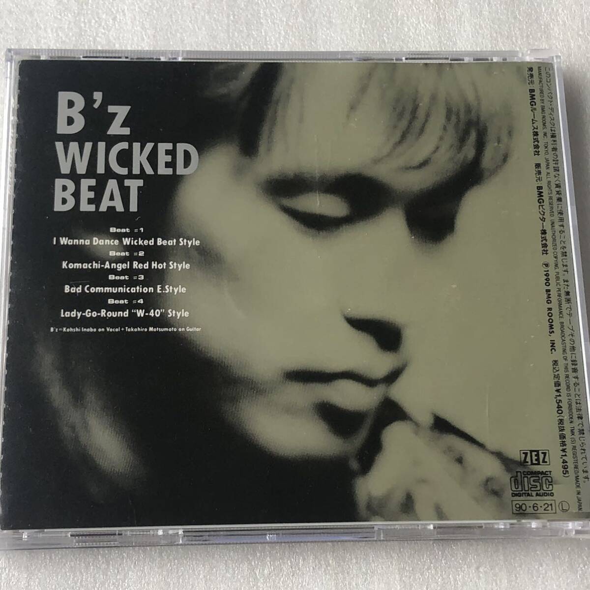 中古CD B'z /WICKED BEAT (1990年) _画像2