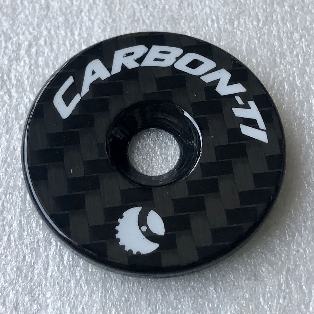 新品 Carbon Ti カーボントップキャップ_画像1