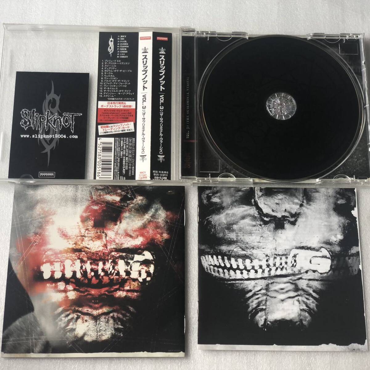 中古CD Slipknot スリップノット/Vol. 3: (The Subliminal Verses) (2004年)_画像3