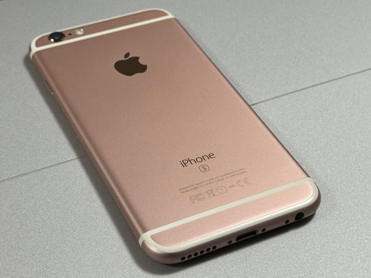 Apple iPhone 6s Rose Gold ローズゴールド 128GB MKQW2J/A SIMフリー版_画像6
