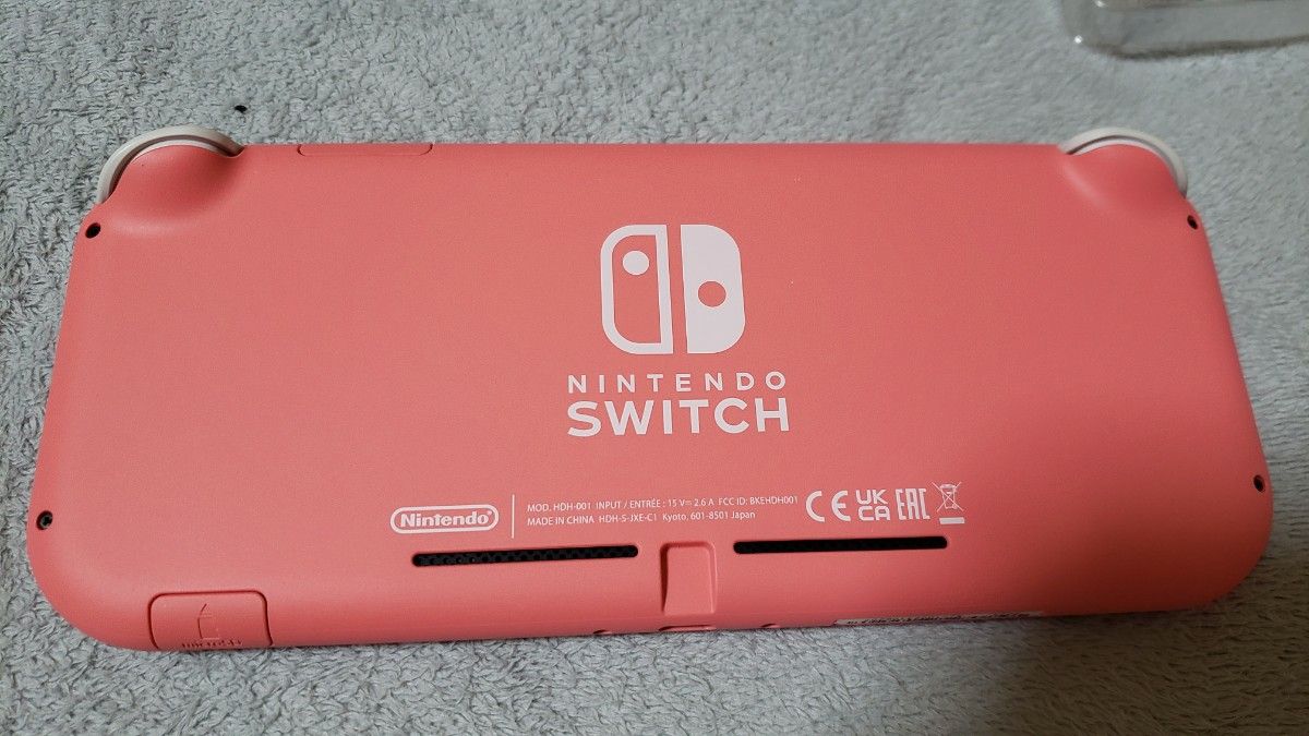 Nintendo Switch Lite 任天堂 ニンテンドー スイッチ ライト コーラル カバー付き ジョイコン 美品 箱付き