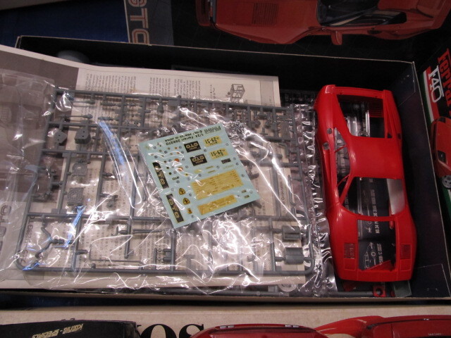  making on the way equipped * present condition goods *[ Ferrari SWB] other 9 pcs + Benz 500SEC Tamiya / total 10 pcs junk 