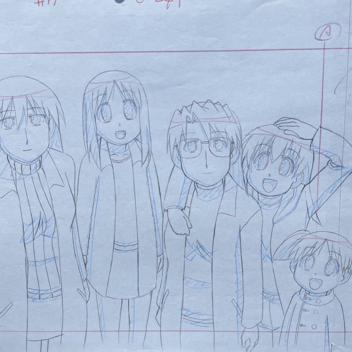 #[ Azumanga Daiou AZUMANGA DAIOH] исходная картина анимация цифровая картинка 14 шт. комплект anime genga douga cel аниме (k93)