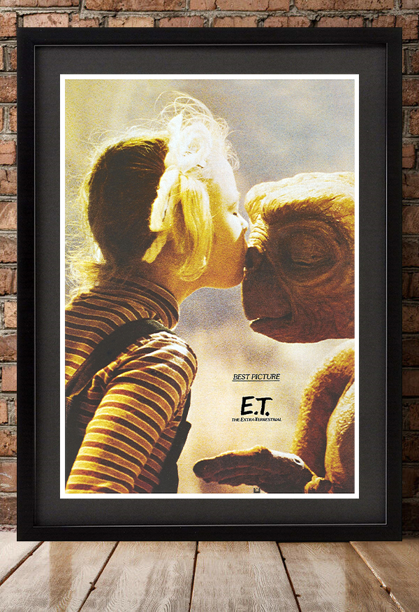 ポスター『E.T.』（E.T. The Extra-Terrestrial）コンセプトデザインポスター★スティーヴン・スピルバーグ/_額装イメージ（額は付属しません）