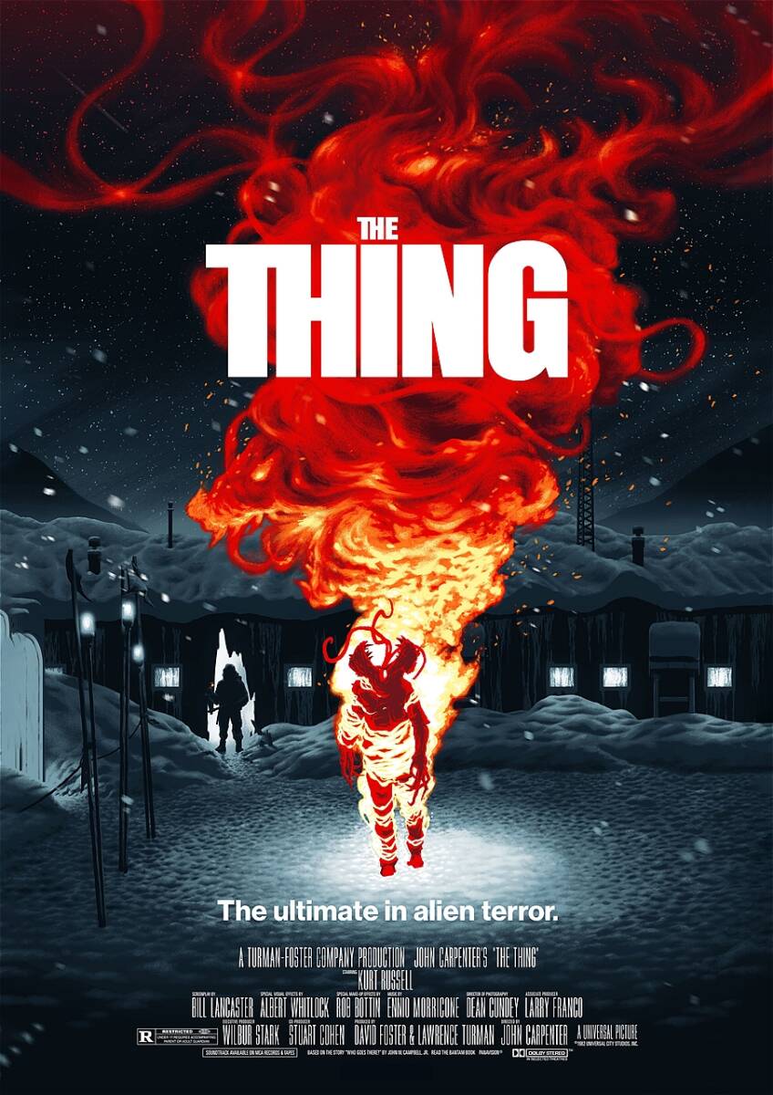 アートポスター『遊星からの物体X』（The Thing）＃36★ジョン・カーペンター/カート・ラッセル_ポスターサイズ：42cm × 29.7cm