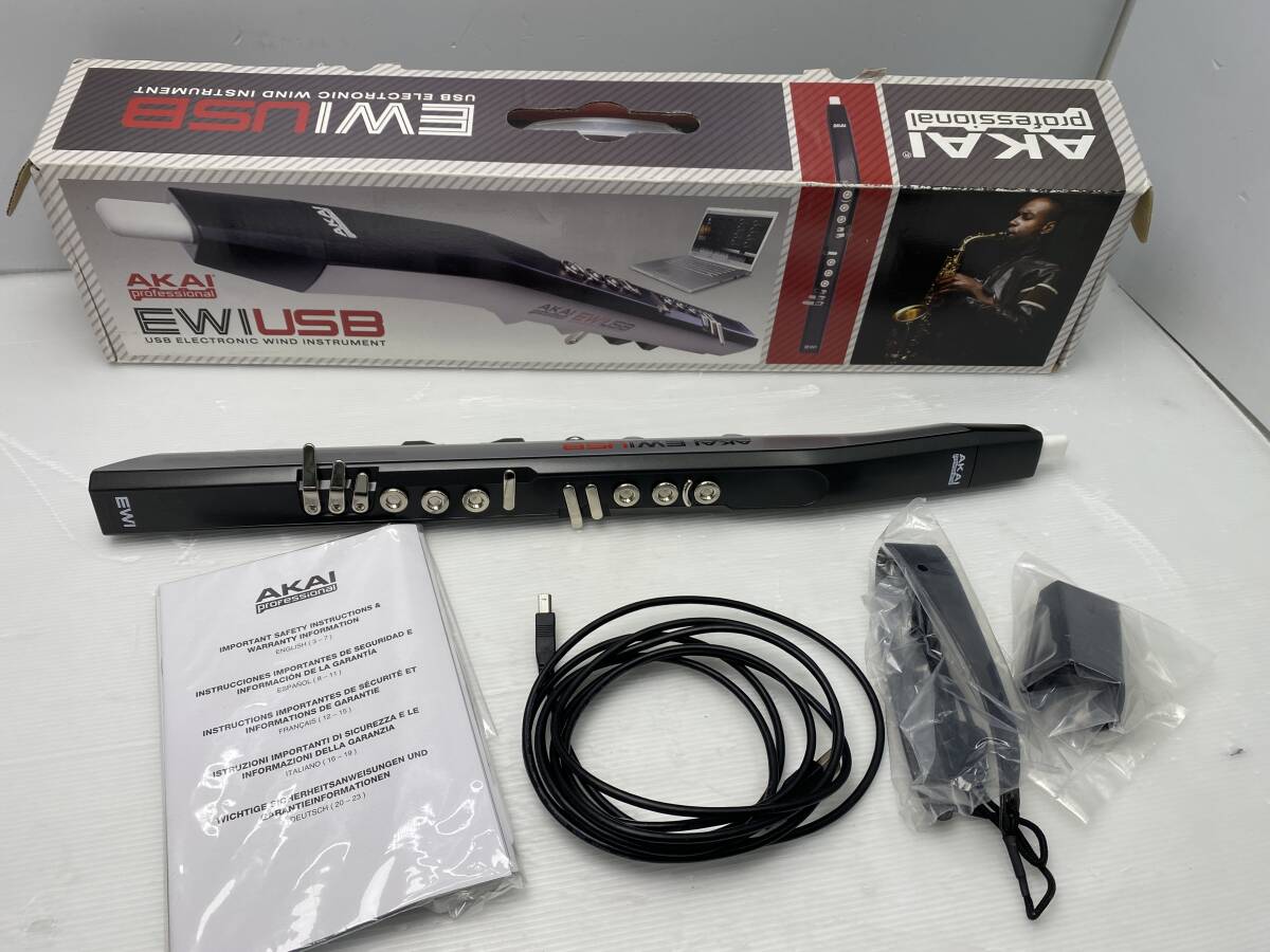 ★AKAI Professional★EWIUSB ウインドシンセサイザー MIDIコントローラー 【中古/現状品/動作未確認】の画像1