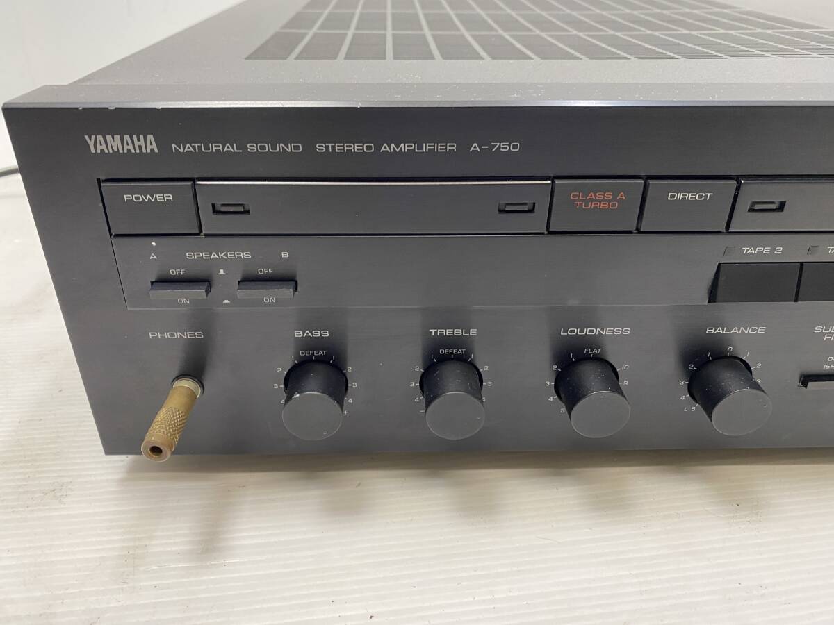 *YAMAHA A-750* Yamaha стерео усилитель усилитель [ б/у / текущее состояние товар / электризация проверка OK/ работоспособность не проверялась Junk ]