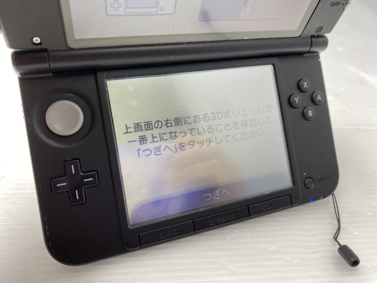 ★初期化OK★NINTENDO 3DS LL SPR-001 本体 グレー【中古/現状品】の画像3