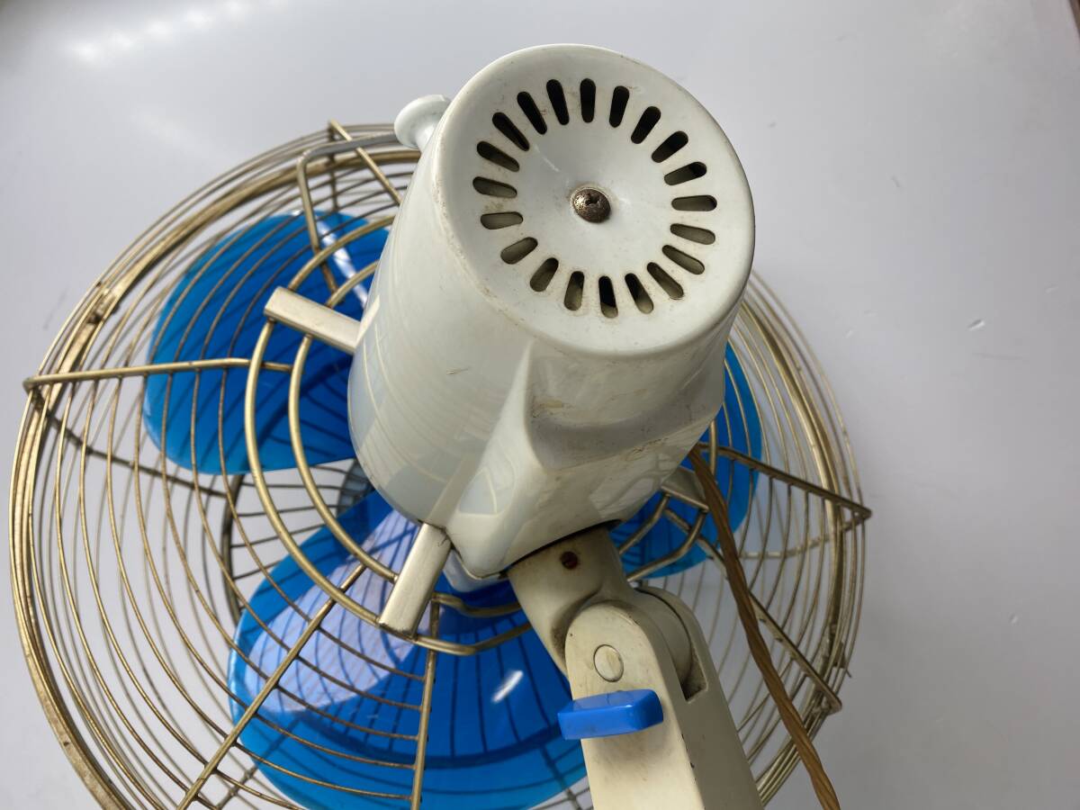 *National National *F-30DP electric fan Showa Retro [ used / present condition goods / operation not yet verification Junk ]