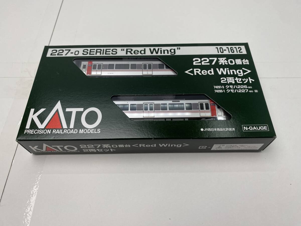 ★KATO カトー★227系0番台 Red Wing 2両セット クモハ226-80/クモハ227-80 鉄道模型【中古/現状品/動作未確認ジャンク】_画像1