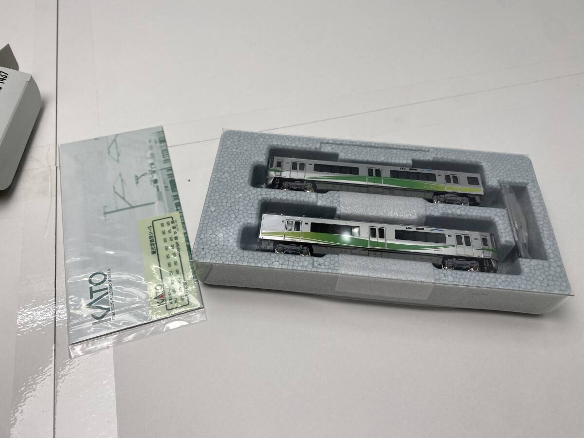 ★KATO カトー★あいの風とやま鉄道 521系 2両セット クモハ521-18/クハ520-18 鉄道模型【中古/現状品/動作未確認ジャンク】_画像4