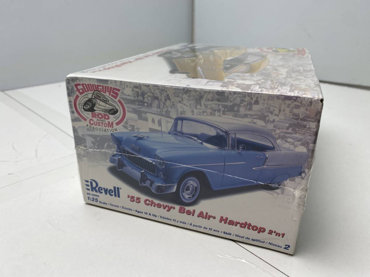 ★Revell レベル★1/25スケール 55 Chevy Bel Air Revell プラモデル【中古/現状品】_画像4