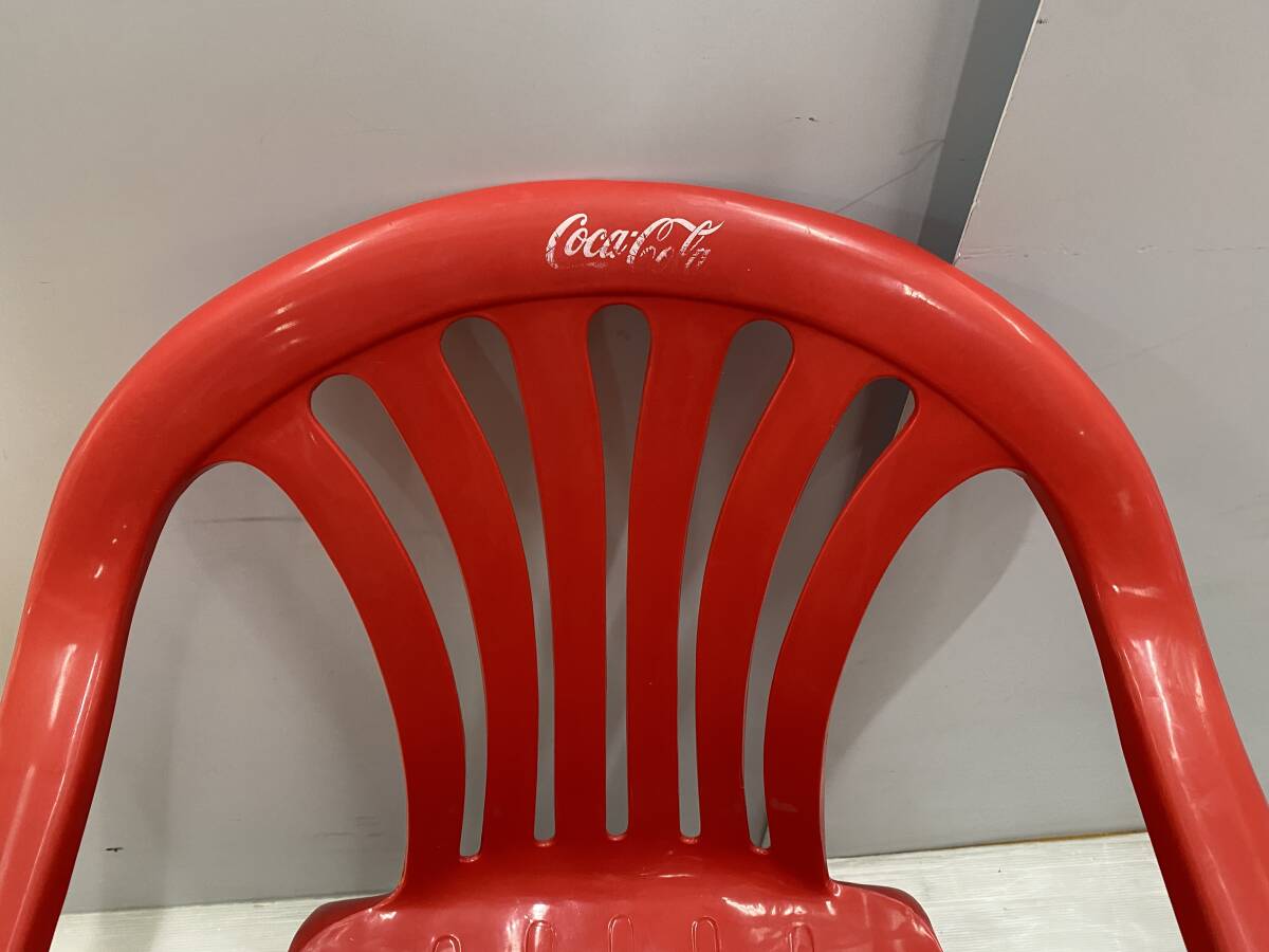 * Coca * Cola * не продается стул стул уличный античный [ б/у / текущее состояние товар ]
