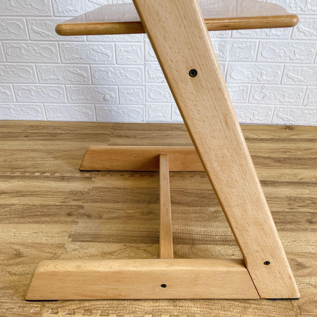 【美品】ストッケ　トリップトラップ　STOKKE　TRIPP　TRAPP　ベビーチェア　シリアルNo4 ナチュラル　ベビーセット付_画像5