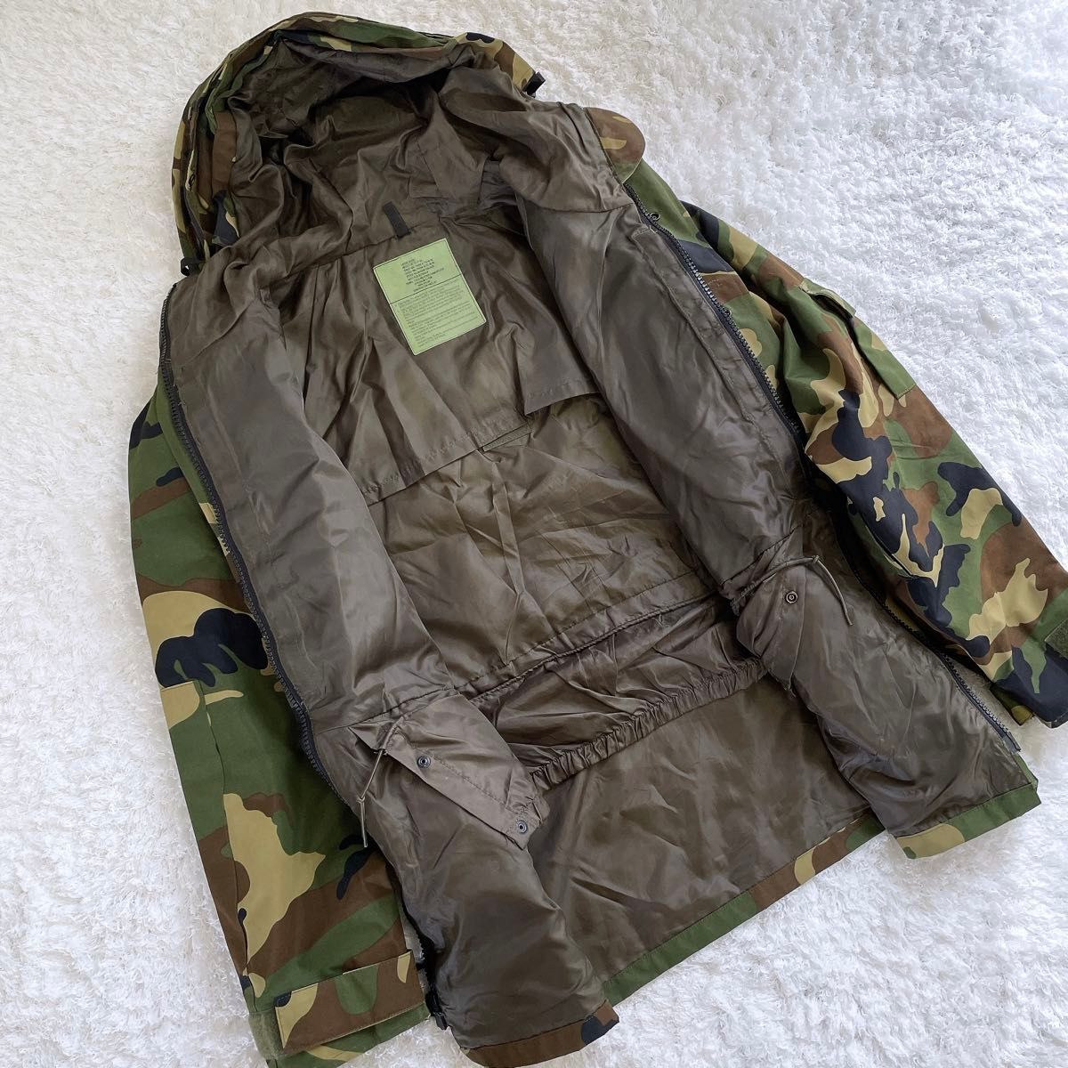 【極美品】ECWCS Gen1 エクワックス ゴアテックスパーカー COLD WEATHER PARKA ミリタリー　米軍 迷彩_画像9