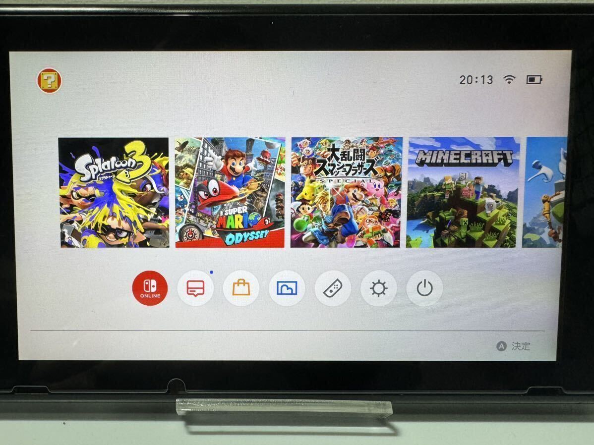 【 未対策機 】Nintendo Switch HAC-001 初期型 2017年製 ニンテンドースイッチ① 【動作確認済】の画像9