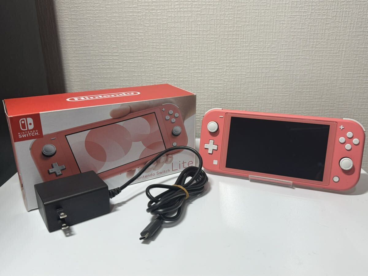 【Nintendo Switch Lite】 スイッチライト　コーラル 【動作確認済】_画像1