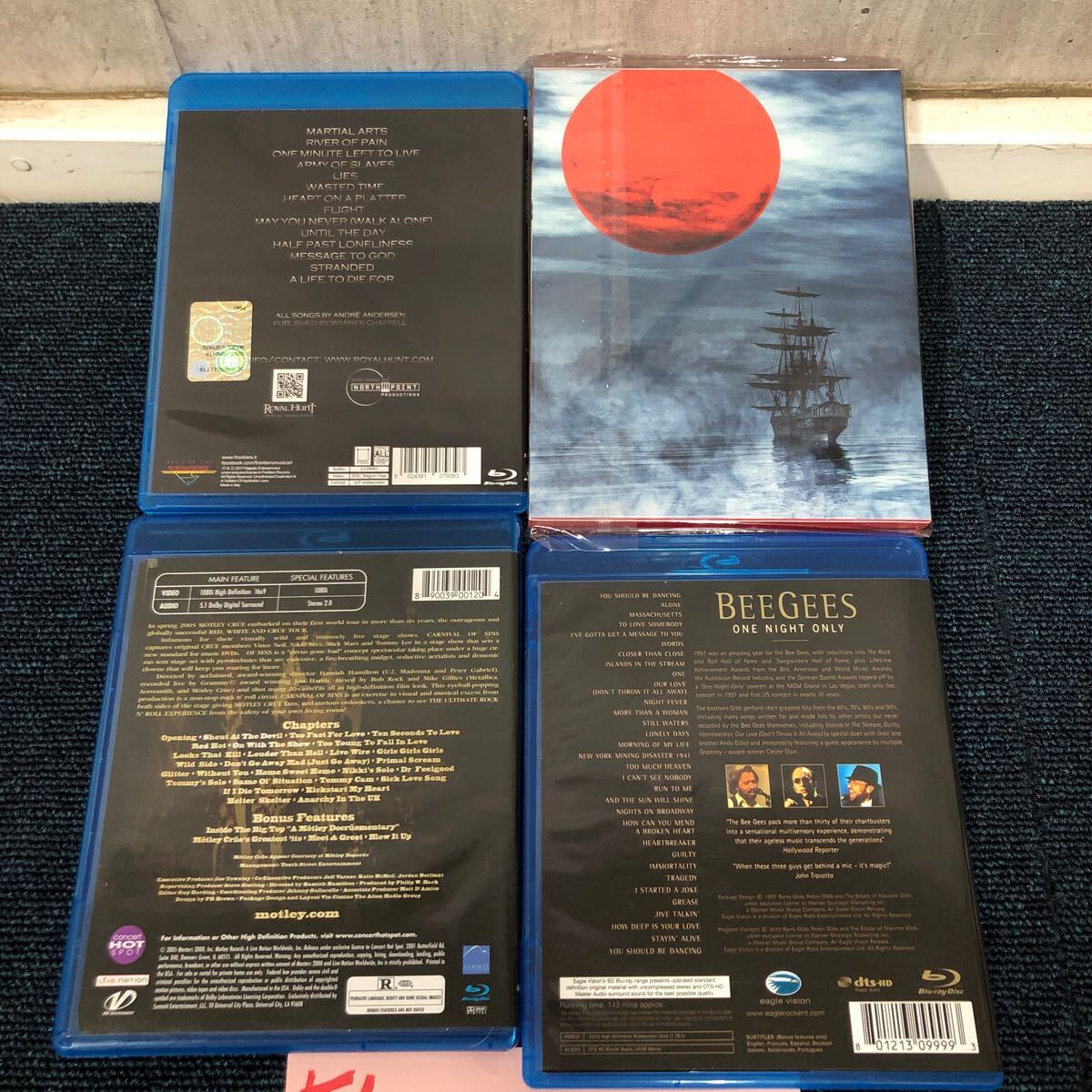 [..ec] западная музыка Blu-ray 4 листов совместно зарубежная запись Royal Hunt GRANRODEO MOTLEY CRUE BEEGEES диск заметная царапина нет б/у Blue-ray 