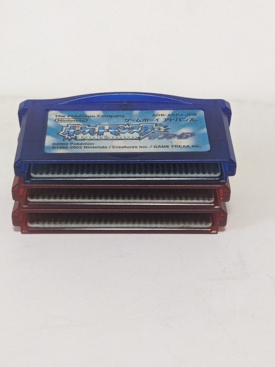 【中古】☆ポケットモンスターサファイア☆ポケットモンスタールビー２☆ ゲームボーイアドバンス ☆ ソフトのみ ☆ GBA ☆☆_画像3