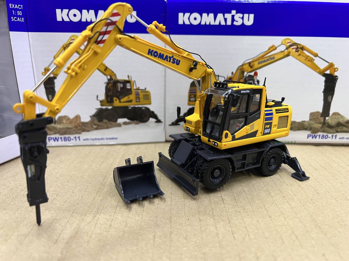  free shipping *UH8163 1:50 Komatsu PW180-11.. machine 