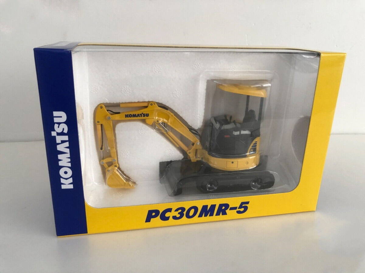  free shipping *KOMATSU Komatsu PC30MR-5 Mini hydraulic excavator 1/32 scale die-cast original box new goods 