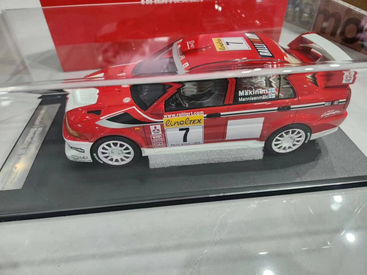 送料無料★中古品 ONEMODEL 1/18 ランサーエボリューション Evo 6 VI 6.5 Tommi Makinen #7 Resin Model ONE MODEL_画像2