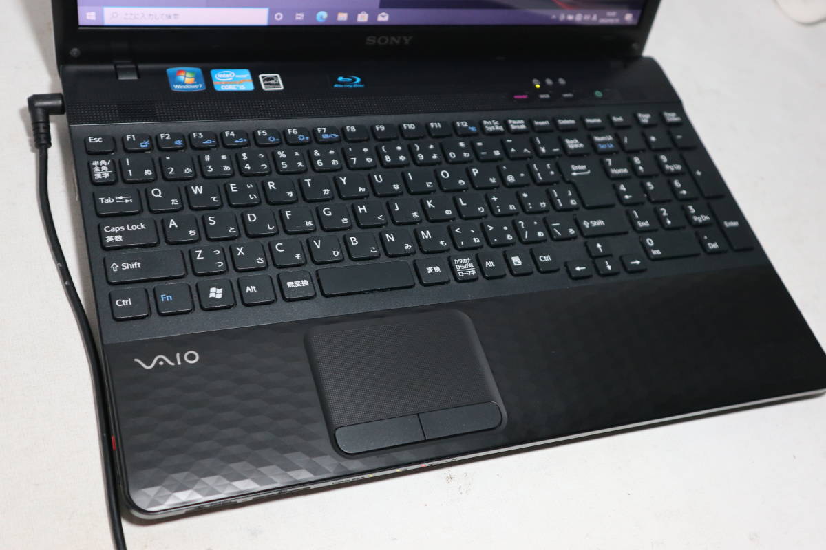 美品 ★VAIO キラキラ ブラック☆ 最新 win 10 pro☆ Core i5 ≪ 爆速SSD 仕様 ≫ メモリ8G/SSD480GB(新品)/Cam/WiFi/Blu-ray/office 2019 