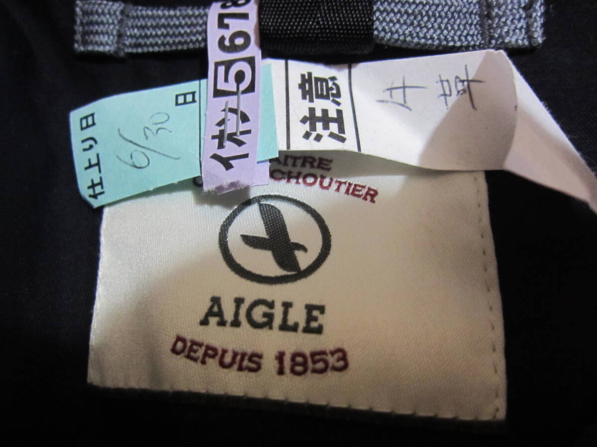特大 メンズ XL エーグル AIGLE 登山 THERMO KITJ マウンテン コート ジャケット パーカー アウター 黒 大きいサイズ タ1339_画像6