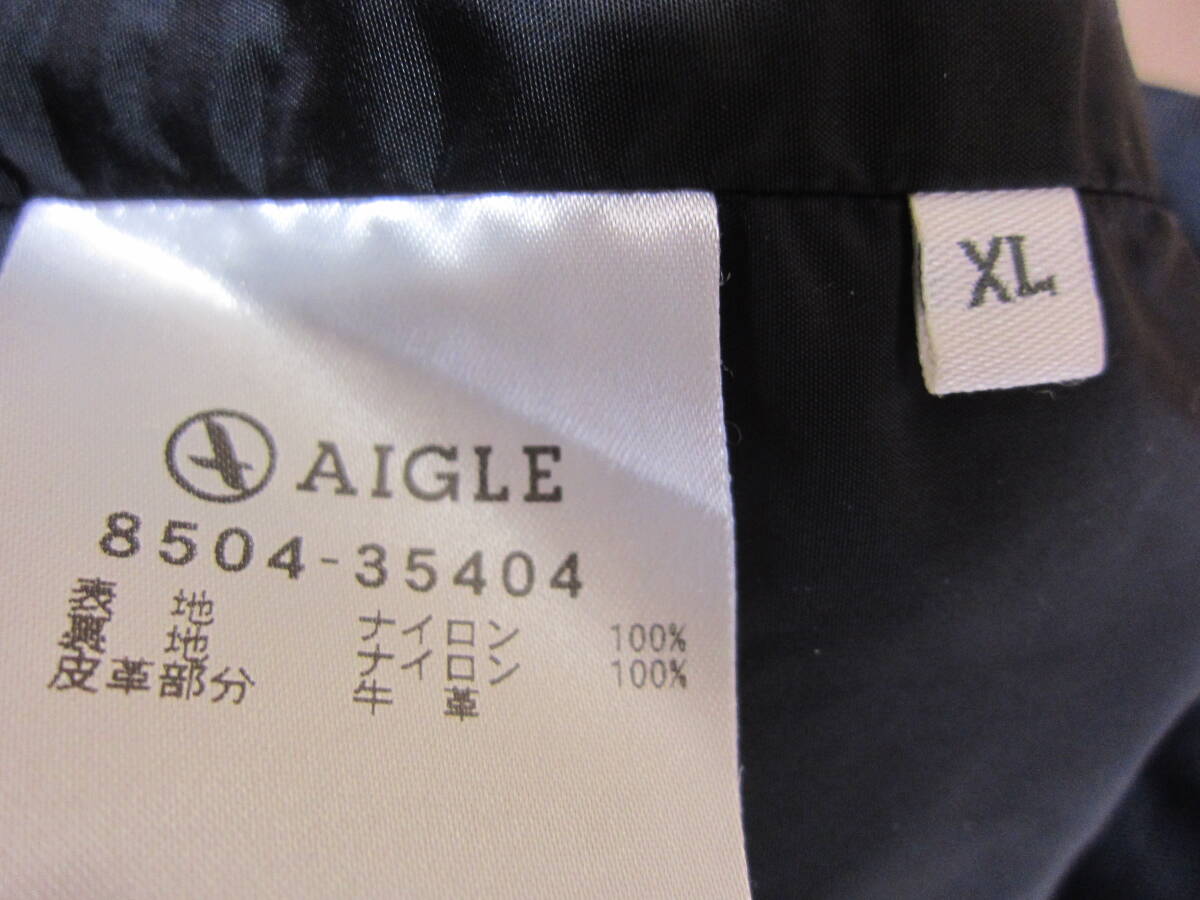 特大 メンズ XL エーグル AIGLE 登山 THERMO KITJ マウンテン コート ジャケット パーカー アウター 黒 大きいサイズ タ1339_画像8