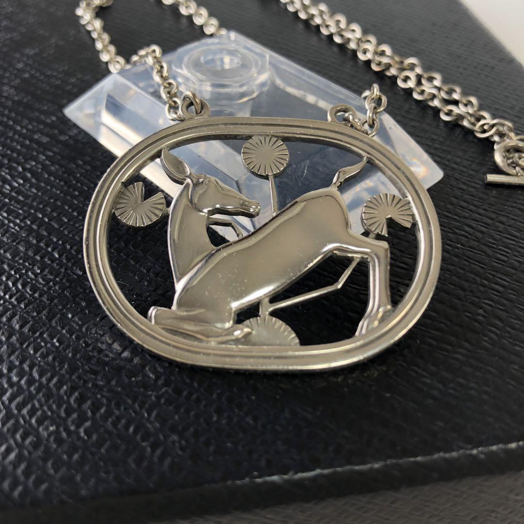 GEORG JENSEN ジョージジェンセン ペンダント95 鹿モチーフ 刻印 GEORG JENSEN ジョージジェンセン ペンダント95 鹿モチーフ 刻印
