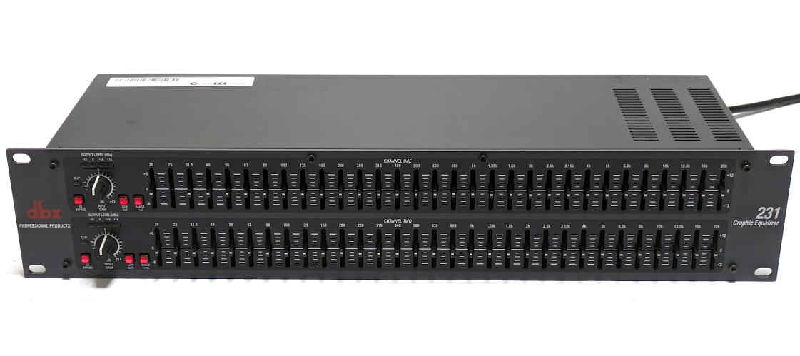dbx 231 graphic equalizer graphic equalizer 2CH 31BAND GRAPHIC EQUALIZER PROFESSIONAL PRODUCTS