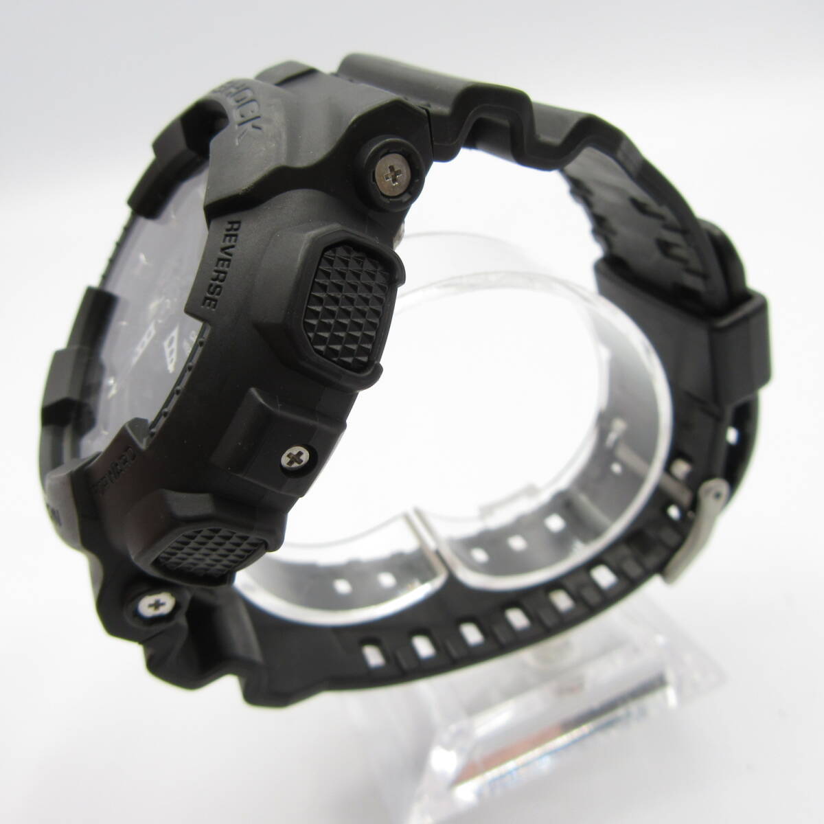 T9995☆CASIO G-SHOCK デジアナ GA-110【5146】GA-110-1BJF ブラック カシオ Gショック 中古品【時計】_画像2