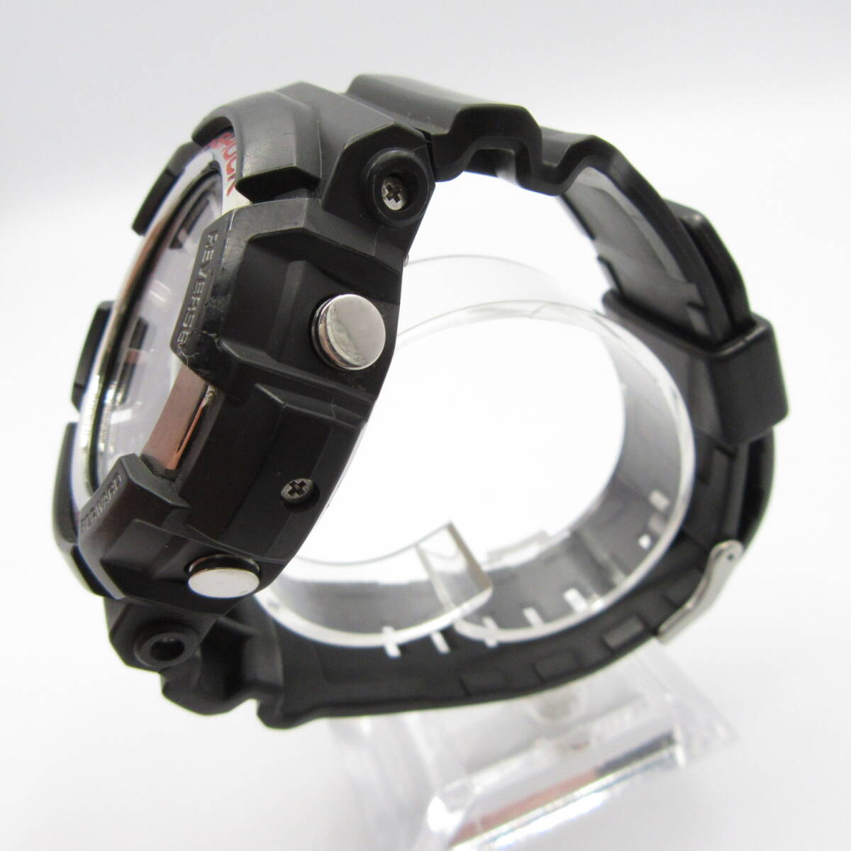 T1022☆CASIO G-SHOCK デジアナ タフソーラー マルチバンド6 GAW-100【5444】GAW-100-1AJF カシオ Gショック 中古品【時計】_画像2